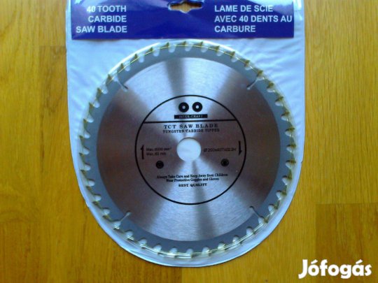 200-as vídiás 40-42 fogas körfűrészlap