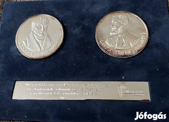 200 éves Röck és 125 éves Ganz gyár emlékérem - képek szerint!