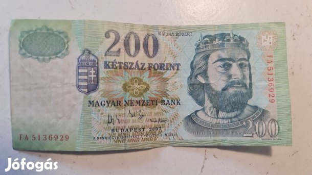 200 forintos bankjegy 2007