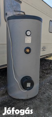 200 literes 1hőcserélős hőszigetelt  puffertartály+elektromos fűtéssel