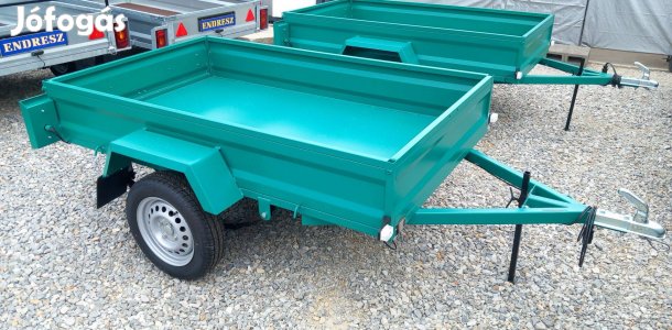 200x120 cm-es Erős, vas, hegesztett Új Utánfutó Névreírva 535eFt