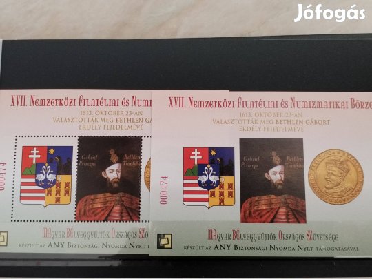 2013-as Bélyeg Börze Bethlen Gábor Megválasztásának emléké