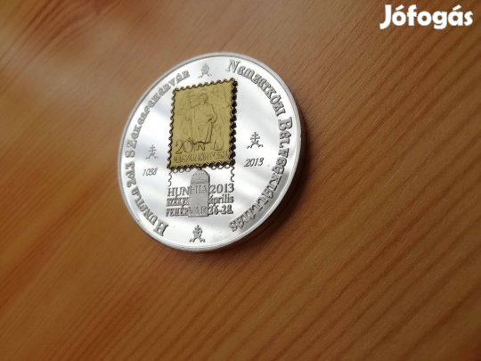 2013-as ezüstözött emlékérem "Szent István király" emlékév Hu