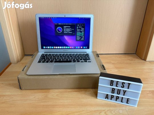 2015 Macbook Air 13 / i5 / 4GB / 128GB SSD / Magyar / 92% Aksival Elad