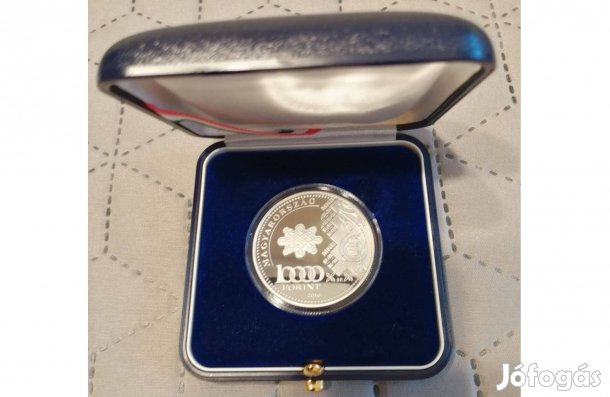 2016 70 éves a forint ezüst 10000ft Ag925 31,46g új állapot!
