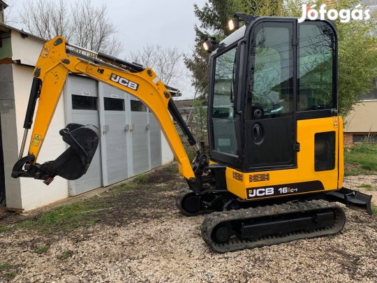 2020 JCB 16c1 minikotró, árokásó, újszerű, állapotban eladó