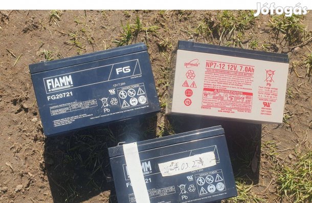 2024-es akksi 12V 7 Ah zárt cellás akku akkumulátor