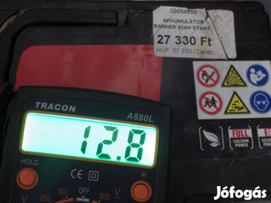 2025 Banner 45 Ah akku Akumlátor aksi Siófok