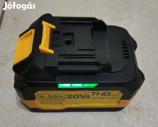 20V 4,5Ah Li-ion akkumulátor Power Display Új