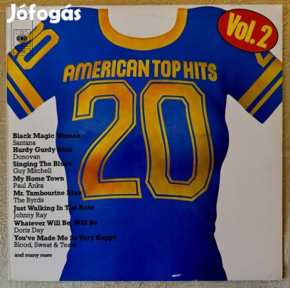20 American Top Hits Vol. 2 holland válogatás bakelit hanglemez Anka