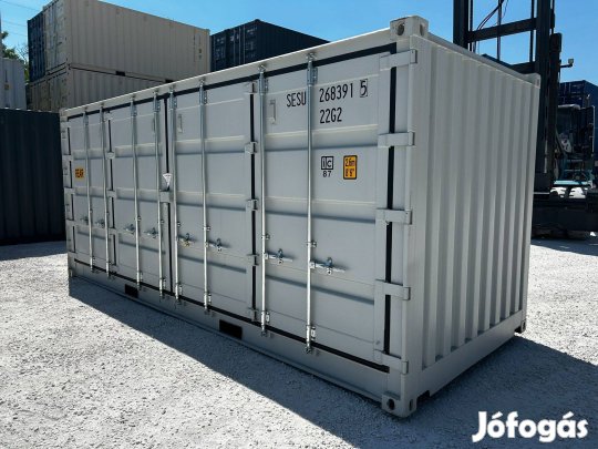 20'DC új konténer, oldalajtós raktárkonténer