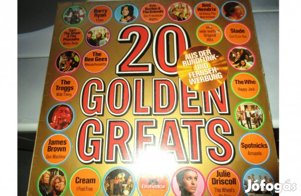 20 Golden Greats bakelit hanglemez eladó