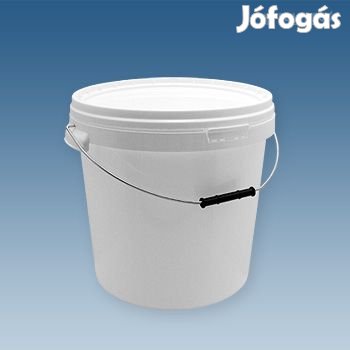 20 Literes Élelmiszeripari MŰanyagvödör, Tetővel, Fogóval (176)