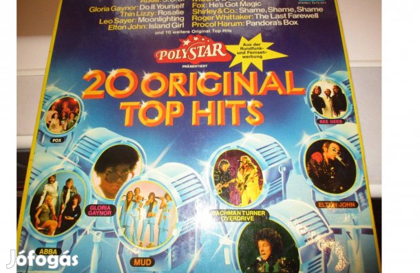 20 Original top hits bakelit hanglemez eladó