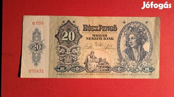 20 Pengő, Húsz Pengő, 1941
