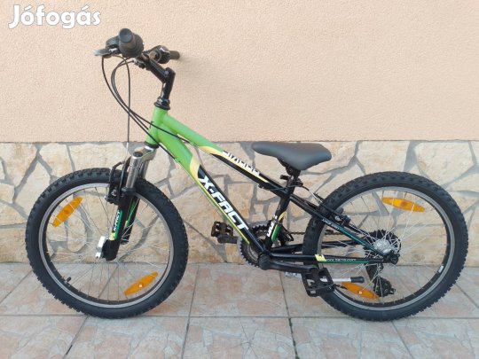 20-as X-fact teleszkópos gyerek kerékpár bicikli új gumikkal.