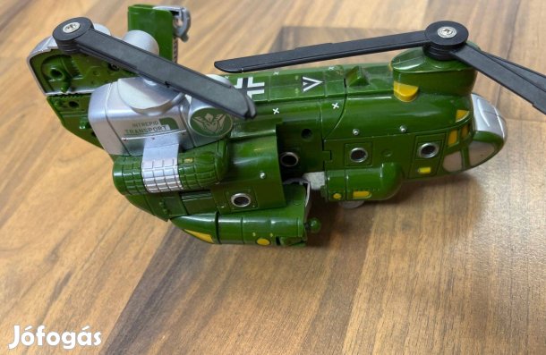 20 cm fém játék hibás CH-47 Chinook Intrepid Transport Transformers