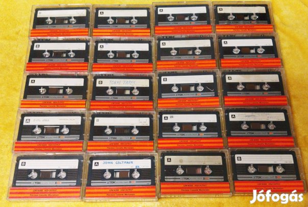 20 darab Írott papíros TDK D 60 kazetták eladók!