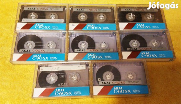 20 darab jó állapotú Akai kazetták eladók!