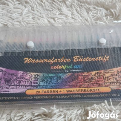 20 darabos ecset filc készlet teljesen új gyári csomagolás