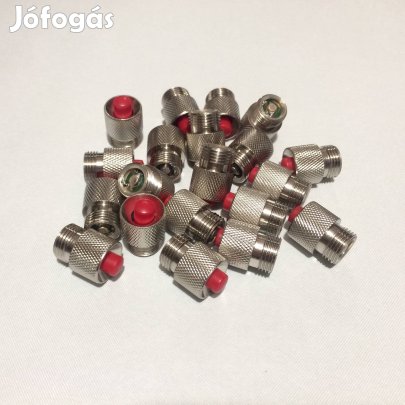 20 db Beépíthető Fém nyomógombos kapcsoló 0,6A 12V piros fémház