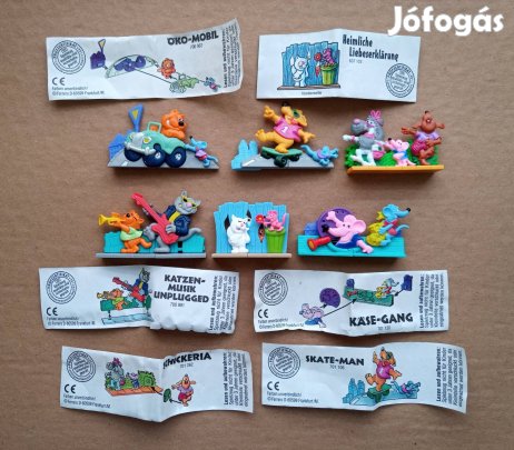 20 db Régi Kinder műanyag 3D puzzle kirakó kirakós 