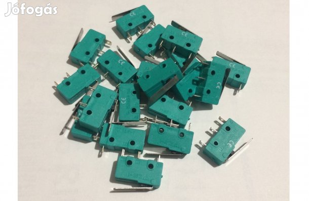 20 db Szubminiatűr Karos mikrokapcsoló 250V/AC 1 váltó SPDT forrasztós