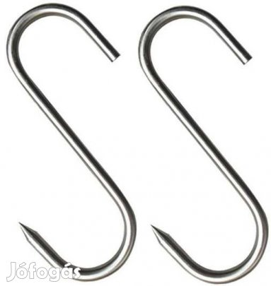 20 db. Rozsdamentes Acél Húsakasztó Kampó   (5282)