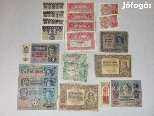 20 db korona bankjegy