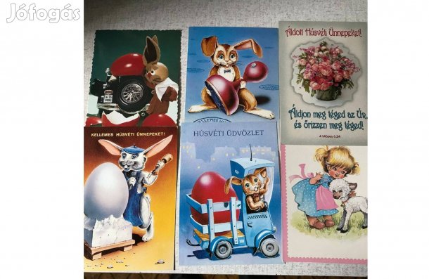 20 db-os régi Húsvéti képeslap gyűjtemény