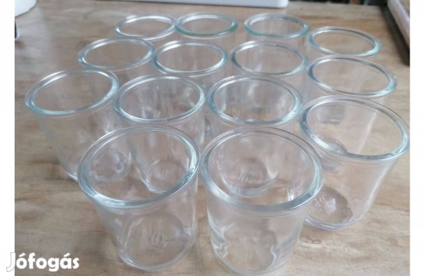 20 db üveg mécsestartó eladó!