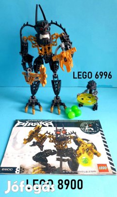 20 éves LEGO Bionicle 8900 Reidak + 6996 Piraka Reidak (2006) útmutató
