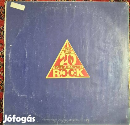 20 éves a Magyar Rock 1962-1982 LP bakelit hanglemez