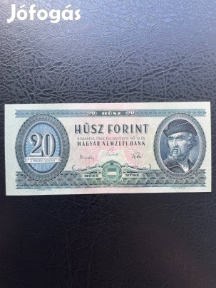 20 forint 1962. Unc hajtatlan bankjegy