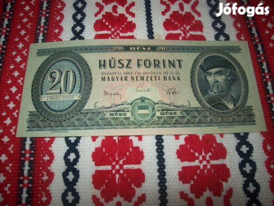 20 forint 1962 évjáratú. Ritka