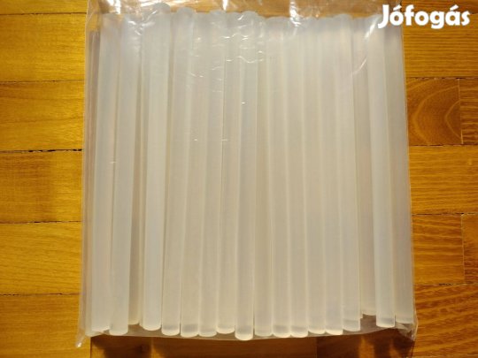 20 kg ragasztórúd 11 mm átmérő 20 cm hosszú ragasztó patron áttetsző