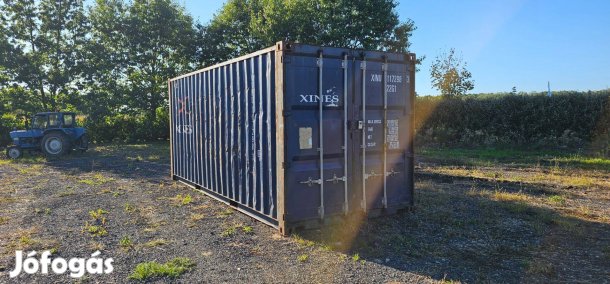 20 lábas tengeri konténer zárral,zárvédelemmel