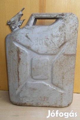 20 literes, fém benzines kanna - üzemanyag kanna - 1968-as