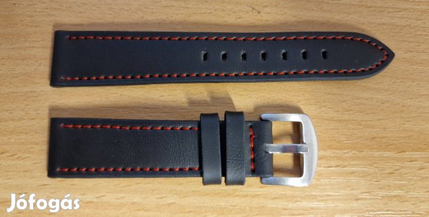 20 mm-es óraszíj, rozsdamentes acél csattal