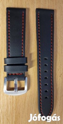 20 mm-es óraszíj, rozsdamentes acél csattal