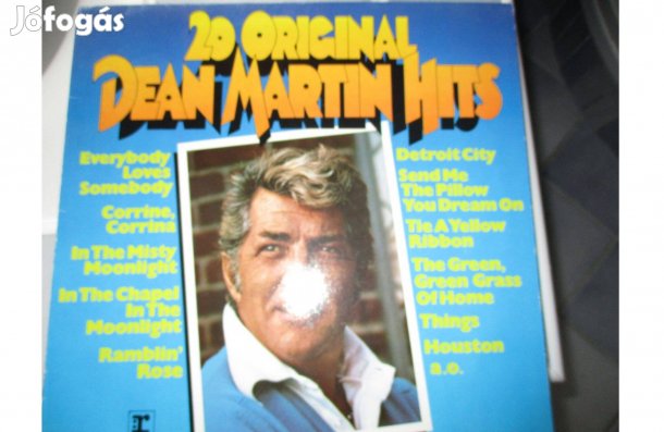 20 original Dean Martin hits bakelit hanglemez eladó