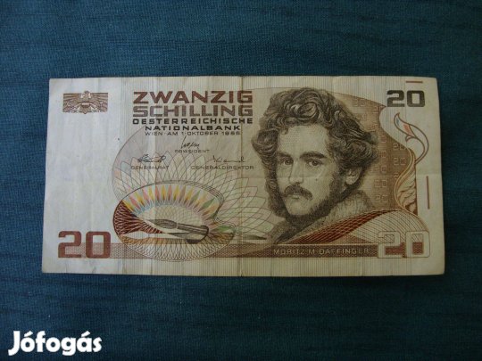 20 schilling, 1986. október 1