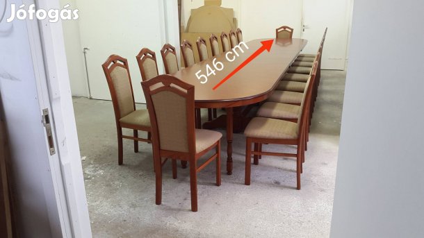 20 személyes Montana étkezőgarnitúra, étkező garnitúra asztal, szék 