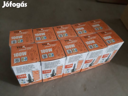 20db 100W hagyományos izzó, égő, E27, nem Tungsram