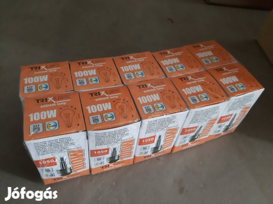 20db 100W hagyományos izzó, égő, nem Tungsram