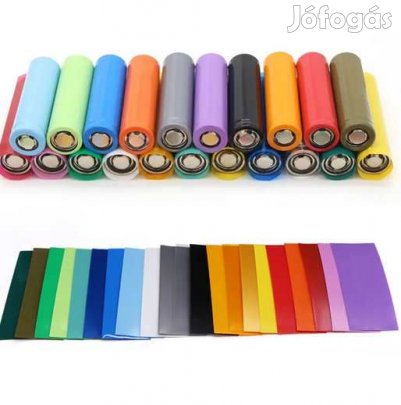 20db Zsugorfólia 21700 Akkumulátorokhoz Piros színŰ (5921)