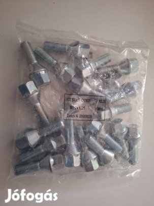 20db új kerékcsavar M12 x 1,25