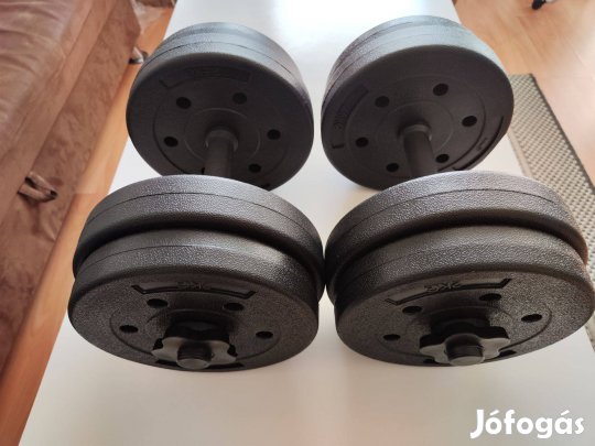 20kg Súlyzó Szett, vadonatúj, bontatlan!