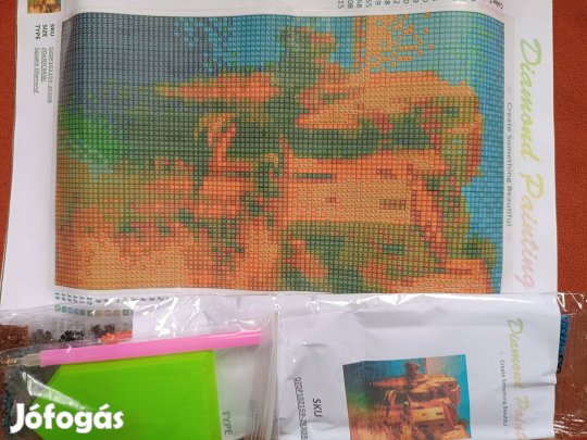 20x30 cm gyémánt kifestő készlet
