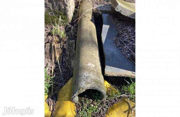 210 cm-es eternit cső (belső átmérő: 20 cm) eladó
